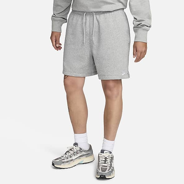 Grey nike sweat shorts shop